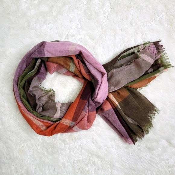 SCARF MIX-IT PLAID MULTI COLOR - Picture 7 of 9